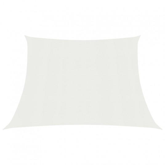 Uždanga nuo saulės, baltos spalvos, 3/4x3m, HDPE, 160g/m²