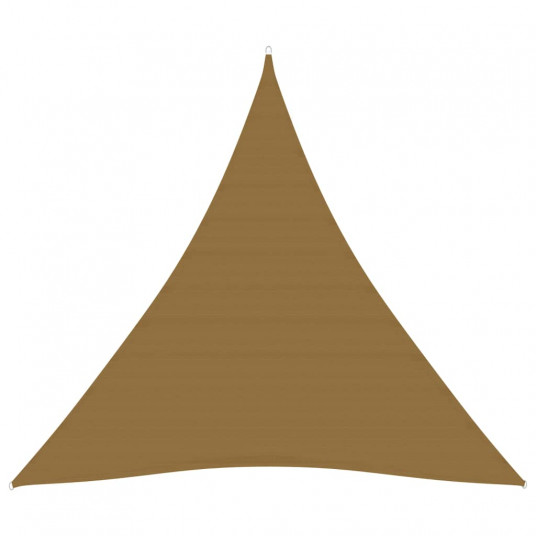 Uždanga nuo saulės, taupe spalvos, 4x4x4m, HDPE, 160g/m²