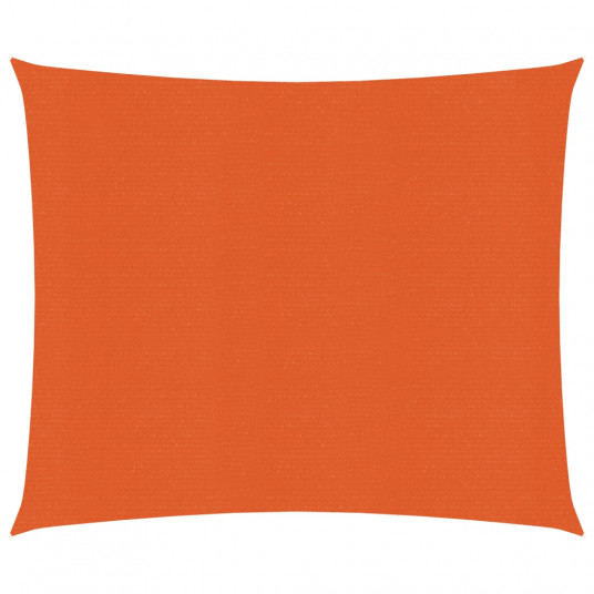 Uždanga nuo saulės, oranžinės spalvos, 3,6x3,6m, HDPE, 160g/m²