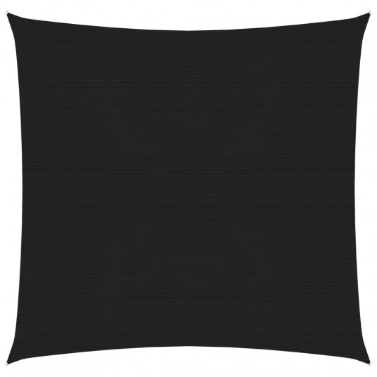  Uždanga nuo saulės, juodos spalvos, 3,6x3,6m, HDPE, 160g/m² 