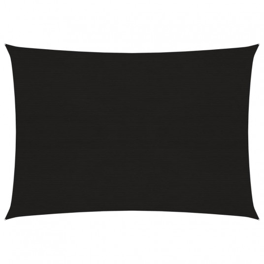 Uždanga nuo saulės, juodos spalvos, 2,5x4m, HDPE, 160g/m²