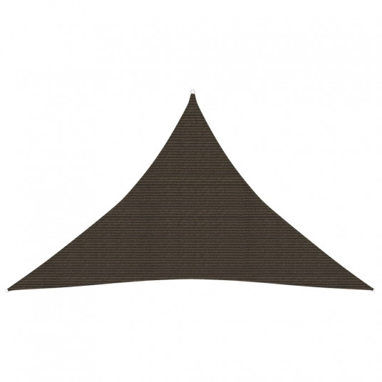 Uždanga nuo saulės, rudos spalvos, 3,5x3,5x4,9m, HDPE, 160g/m²