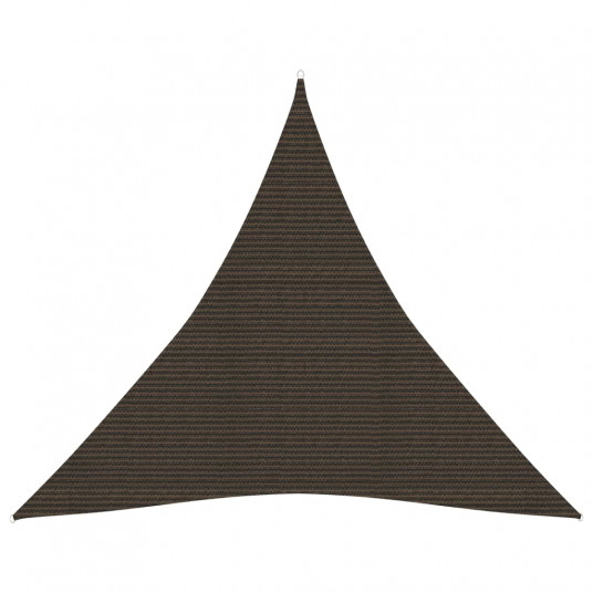 Uždanga nuo saulės, rudos spalvos, 4x4x4m, HDPE, 160g/m²