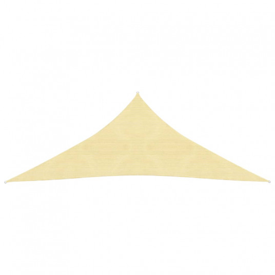 Tentas, HDPE, Trikampis, 3,6x3,6x3,6 m, Smėlio Spalvos