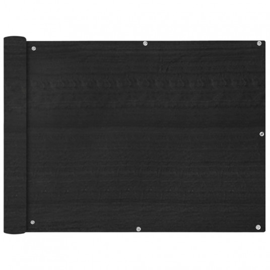 Balkono Pertvara, HDPE, 90x600 cm, Antracito Spalvos