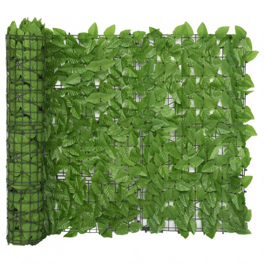  Balkono pertvara, 300x100cm, su žaliais lapais 