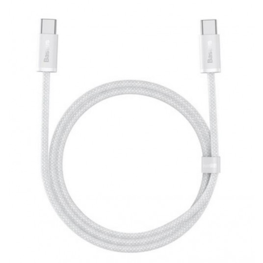  CABLE USB-C TO USB-C 1M/WHITE CALD000202 BASEUS 