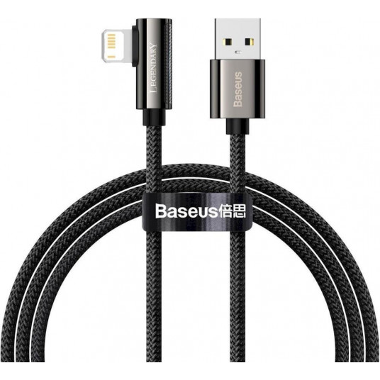  CABLE ELBOW TO LIGHTNING 2M/BLACK CALCS-A01 BASEUS 