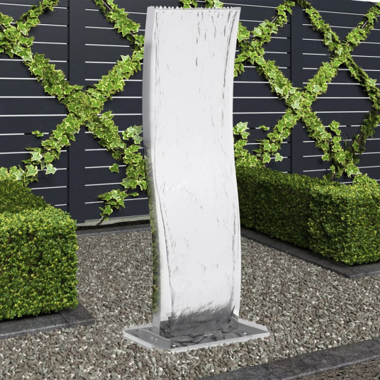  Baseino fontanas su siurbliu, nerūdijantis plienas, 130 cm 