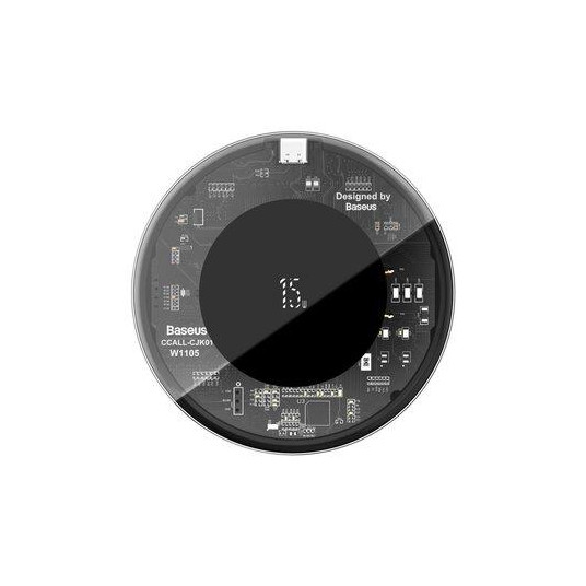  MOBILE CHARGER WRL PAD 15W/TRANSPARENT WXJK-BA02 BASEUS 