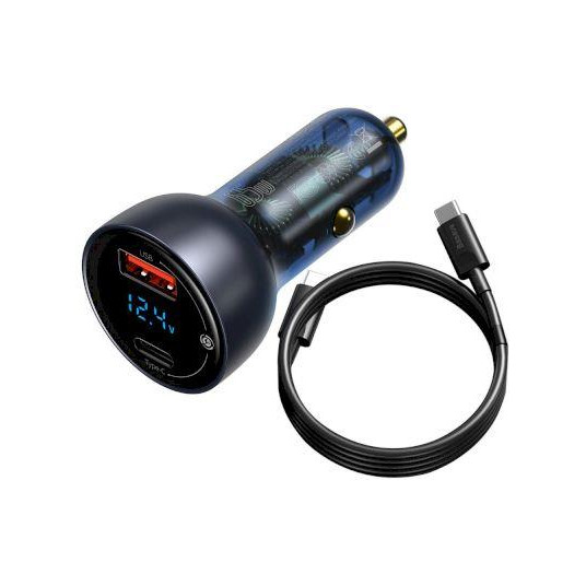  MOBILE CHARGER CAR 65W/DARK GRAY TZCCKX-0G BASEUS 
