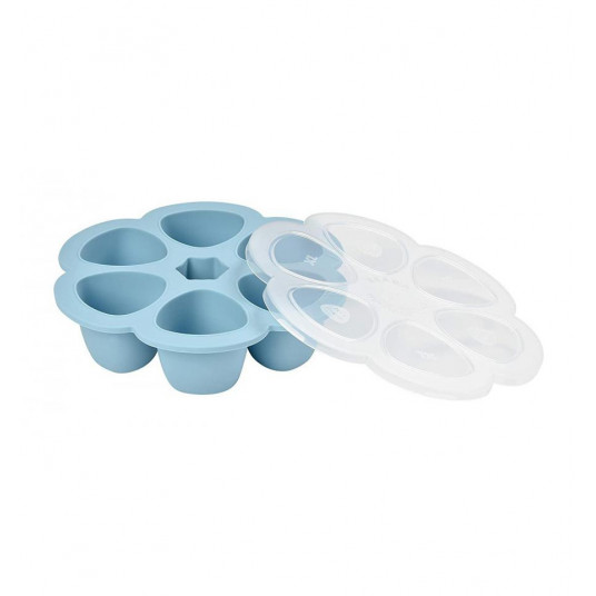 Silikoninis kūdikio maisto konteineris Multiportions Beaba (6 x 90 ml), Blue
