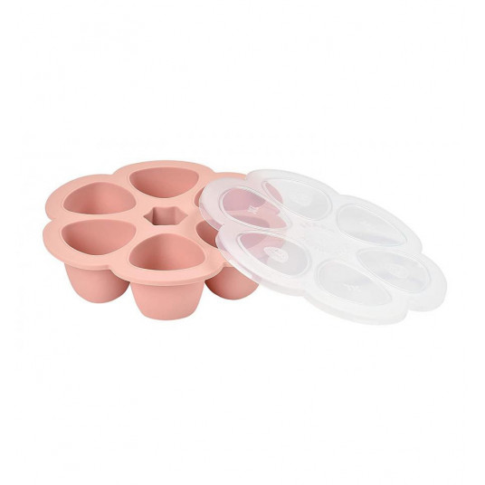  Silikoninis kūdikio maisto konteineris Multiportions Beaba (6 x 150 ml), Pink 