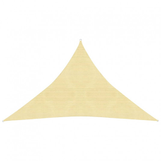 Uždanga nuo saulės, smėlio, 3,5x3,5x4,9m, HDPE, 160g/m²