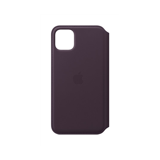  Dėklas iPhone 11 Pro Max Leather Folio - Aubergine MX092ZM/A 