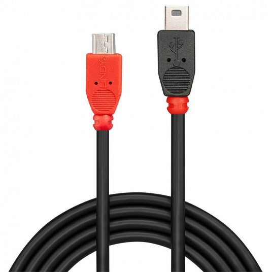  CABLE USB2 MICRO-B TO MINI-B/0.5M 31717 LINDY 