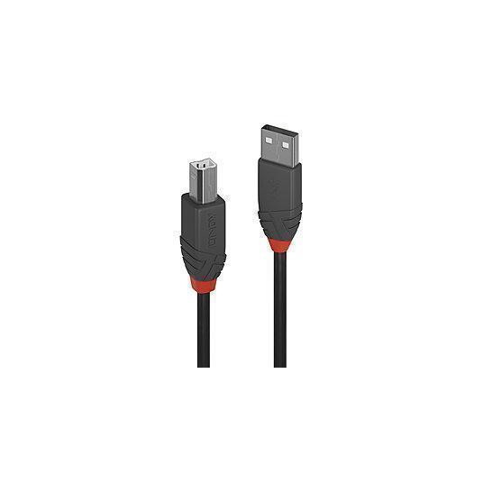  CABLE USB2 A-B 0.2M/ANTHRA 36670 LINDY 