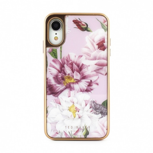 Premium tempered glass back cover for iPhone XR Iguazu (Pink)