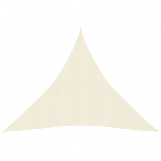 Uždanga nuo saulės, kreminė, 4,5x4,5x4,5m, HDPE, 160g/m²