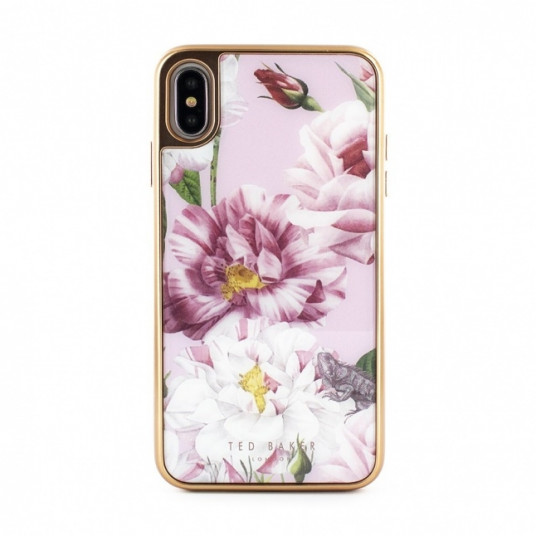 Premium Tempered glass back cover for iPhone XS Max Iguazu (Pink)