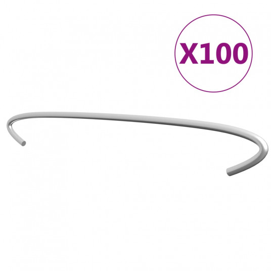  Kabliai gabionams, 100vnt., galvanizuotas plienas, 50cm 