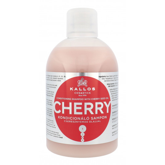 KALLOS Cherry Conditioning Shampoo With Cherry Seed Oil 1000ml