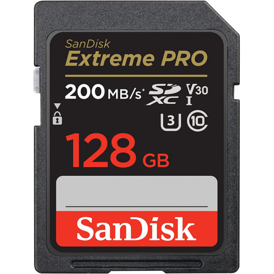  Sandisk memory card SDXC 128GB Extreme Pro 