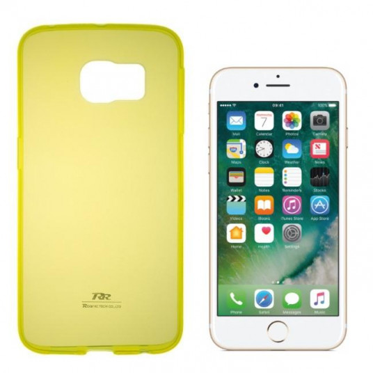  Roar Ultra Back Case 0.3 mm Silicone Case for Apple iPhone 7 / 8 Yellow 