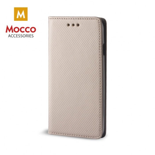  Mocco Smart Magnet Book Case For Apple iPhone XS Max Gold 