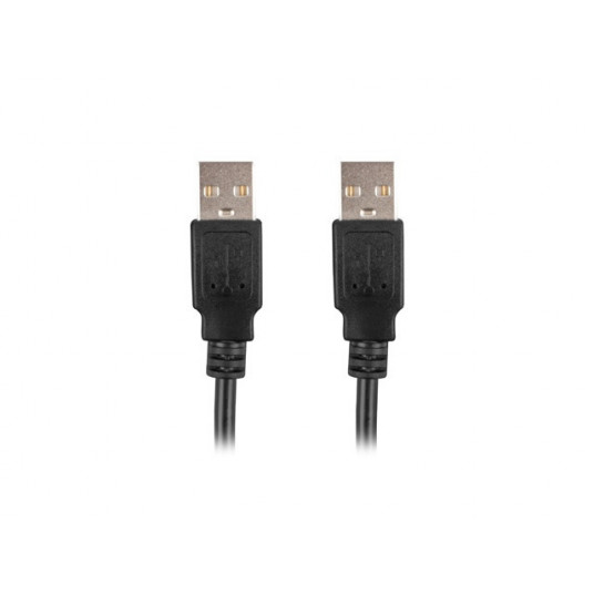  Lanberg kabelis USB-A M/M 2.0 1.0 m black 