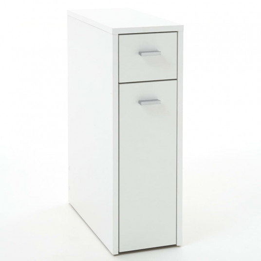  FMD Spintelė su 2 stalčiais, baltos spalvos, 20x45x61cm 