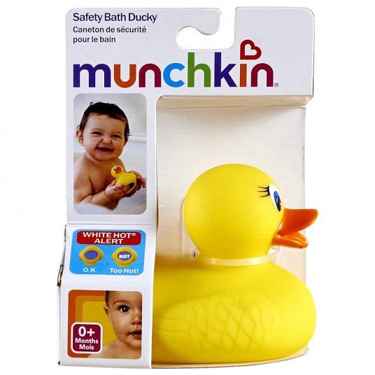  MUNCHKIN žaisliukas reaguojantis į karštą vandenį 0m+ Safety Bath Duck 01105102www 