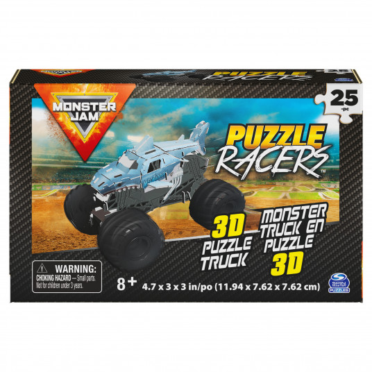  SPINMASTER GAMES 3D dėlionė Monster Jam, asort., 6064170 