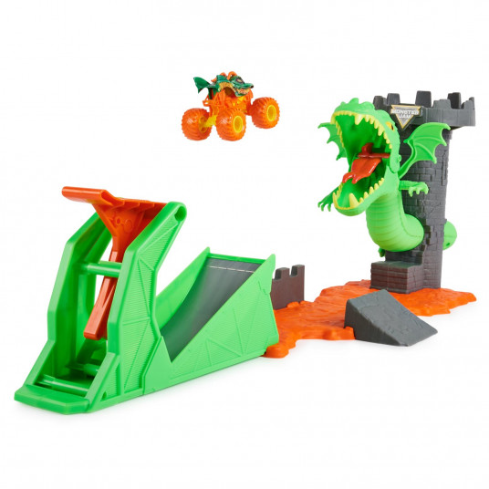 MONSTER JAM 1:64 žaidimų komplektas Dueling Dragon, 6063919