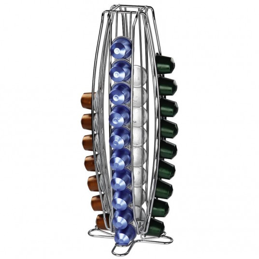 Xavax "Torre" Coffee Capsule Stand for Nespresso, 40 capsules