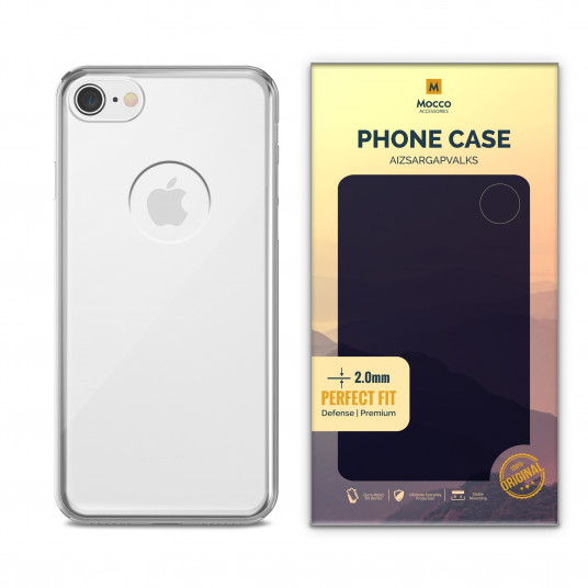 Mocco Original Clear Case 2mm Silicone Case for Apple iPhone 7 Transparent (EU Blister)