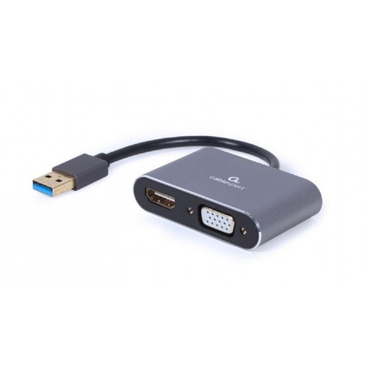 GEMBIRD USB to HDMI+VGA display adapter