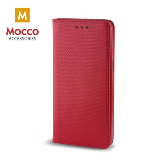  Mocco Smart Magnet Book Case For Apple iPhone XS / X Red 