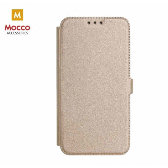 Mocco Shine Book Case For Apple iPhone XR Gold