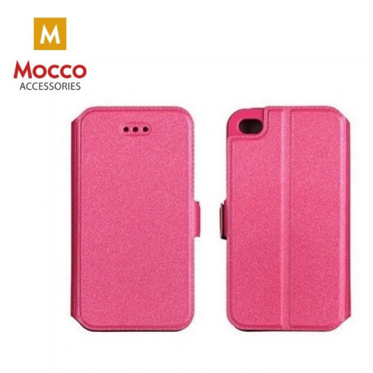 Mocco Shine Book Case For Apple iPhone XR Pink