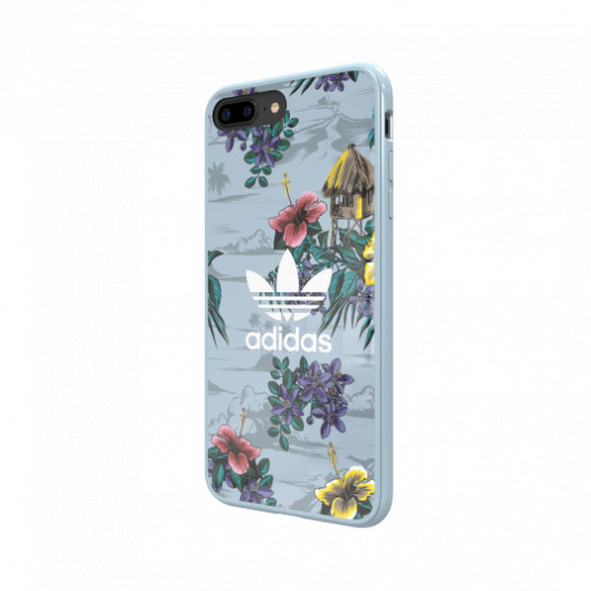  Adidas Floral Case Silicone Case for Apple iPhone X / XS Blue (EU Blister) 