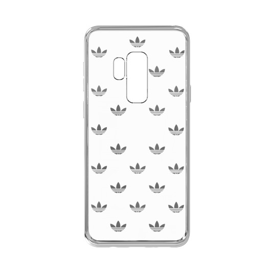  Adidas Clear Case Silicone Case for Samsung G965 Galaxy S9 Plus Silver (EU Blister) 