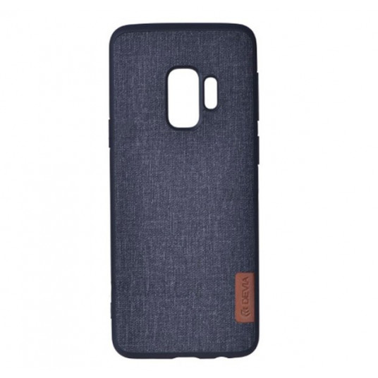 Devia Flax Silicone Back Case For Samsung G965 Galaxy S9 Plus Black