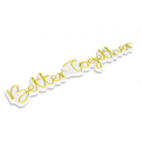 Dekoratyvinis LED apšvietimas Wallxpert Better Together - Geltona