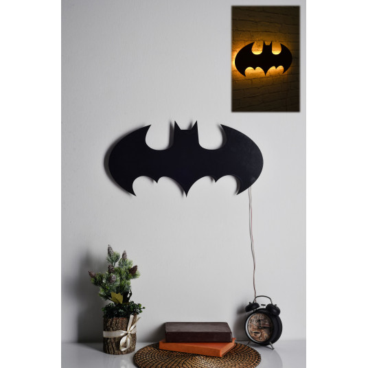 Dekoratyvinis LED apšvietimas Wallxpert Batman - Geltona