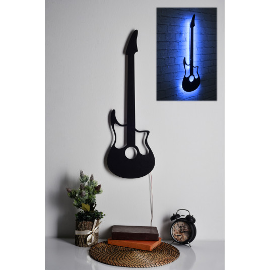 Dekoratyvinis LED apšvietimas Wallxpert Guitar - Mėlyna