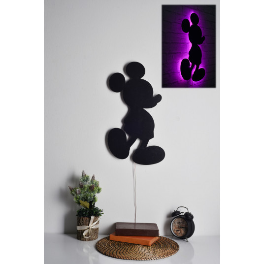 Dekoratyvinis LED apšvietimas Wallxpert Mickey Mouse - Rožinis