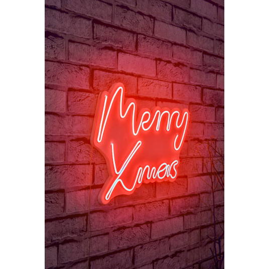  Dekoratyvinis LED apšvietimas Wallxpert Merry Christmas - Raudonas 