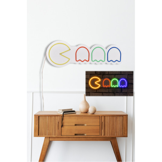  Dekoratyvinis LED apšvietimas Wallxpert Pacman - Daugiaspalvis 