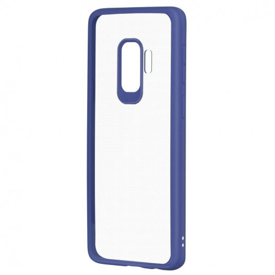  Devia Pure Style Silicone Back Case For Samsung G960 Galaxy S9 Transparent - Blue 